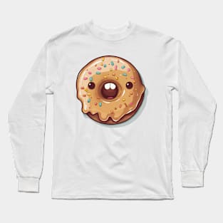 Shocked Donut Long Sleeve T-Shirt